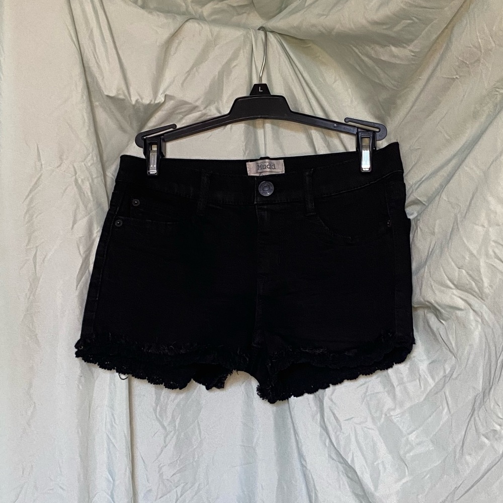 mudd black shorts size 5